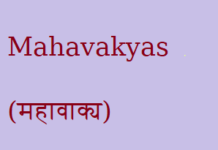 What are Mahavakyas ?