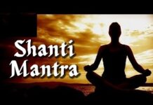 Shanti Mantra or Peace Mantra