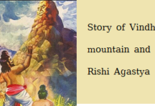 Story of Vindhya mountain and rishi Agastya