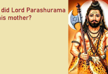 Why did Lord Parashurama kill his mother?