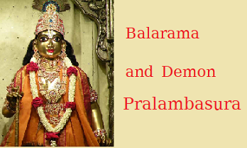 Balarama and the demon Pralambasura