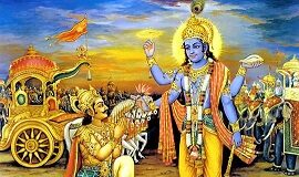 Krishna and Pandavas