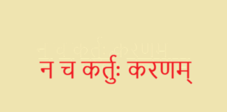 न च कर्तुः करणम्